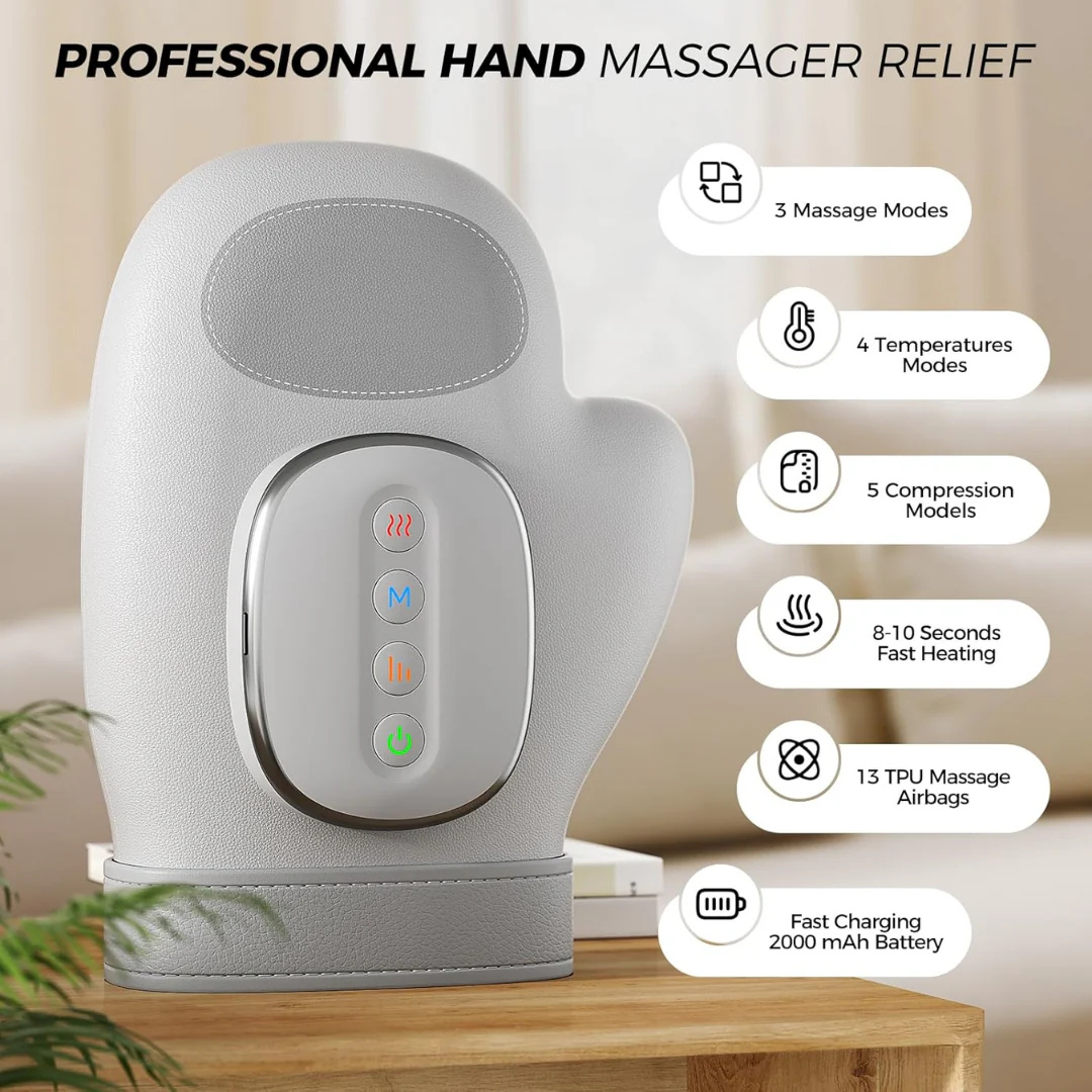 Hand Massager Mitt: Relief from joint pain and inflammation.